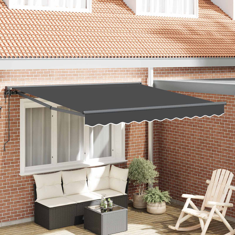 ギャラリービューアに画像をロードする, Vidaxl inklapbaar zonnescherm antraciet 350 x 250 cm
