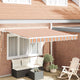 Vidaxl inklapbaar zonnescherm multikleur 350 x 250 cm stof