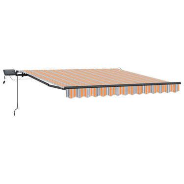 Vidaxl inklapbaar zonnescherm multikleur 350 x 250 cm stof