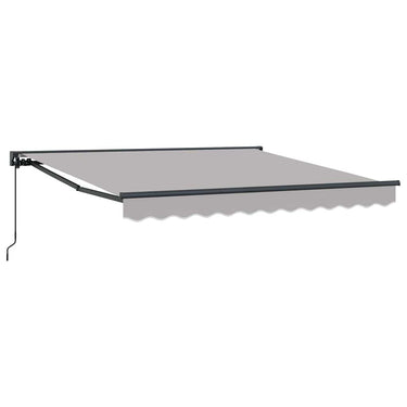 Vidaxl inklapbaar zonnescherm lichtgrijs 350 x 250 cm