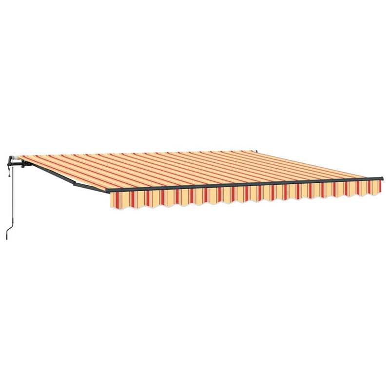 ギャラリービューアに画像をロードする, Vidaxl inklapbaar zonnescherm geel en oranje 400 × 300 cm
