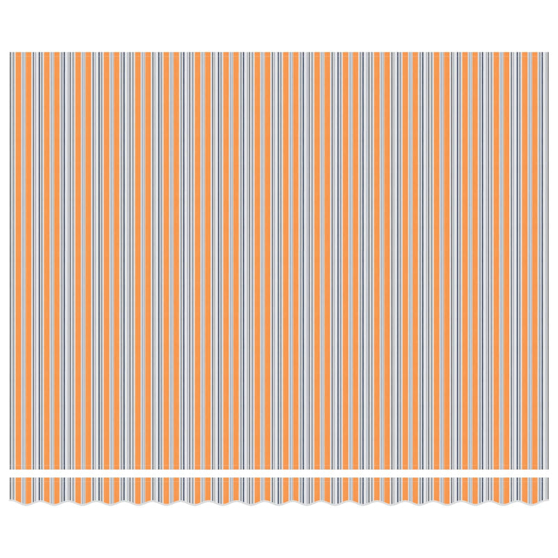 ギャラリービューアに画像をロードする, Vidaxl inklapbaar zonnescherm blauw en oranje 400 × 300 cm
