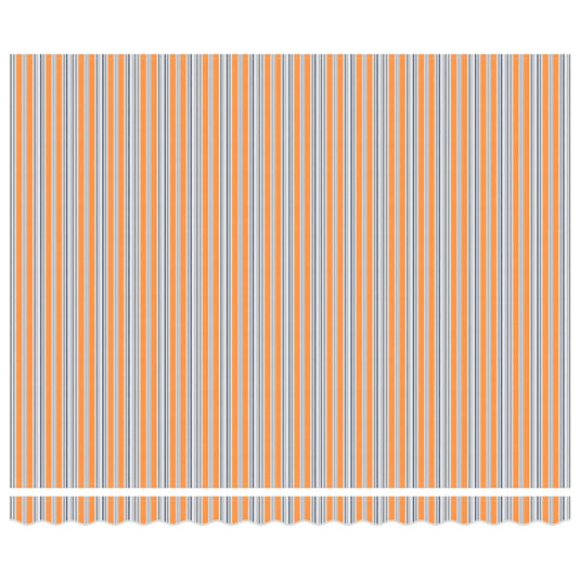 Vidaxl inklapbaar zonnescherm blauw en oranje 400 × 300 cm
