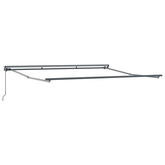 Vidaxl zijde frame antraciet 4 × 3 m poedercoating staal