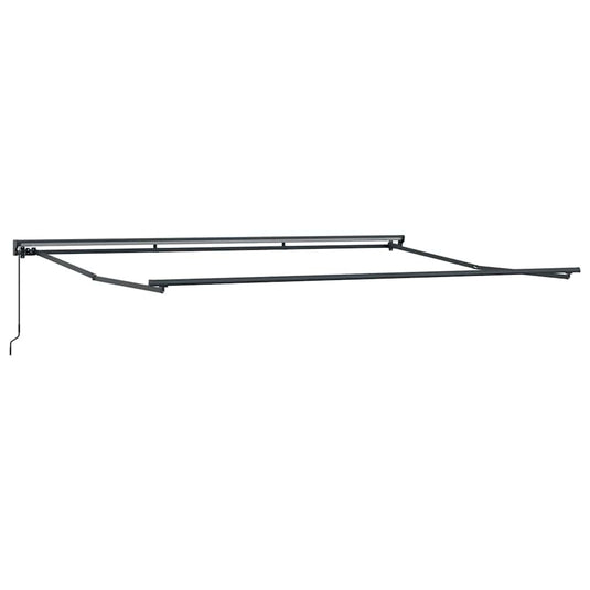 Vidaxl zijde frame antraciet 4,5 × 3 m poedercoating staal