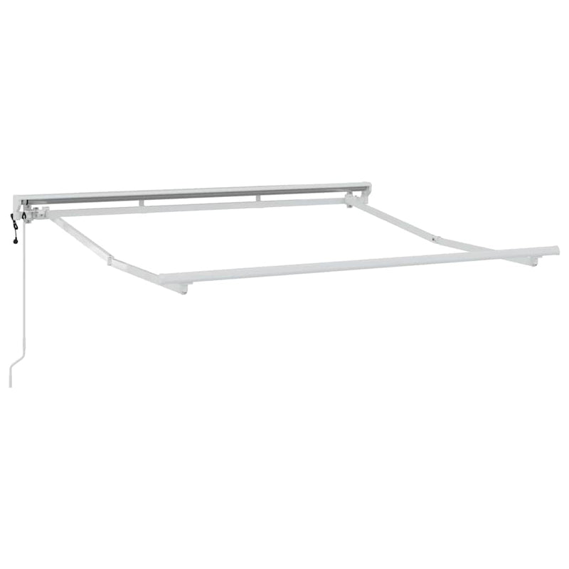 ギャラリービューアに画像をロードする, Vidaxl zijde frame wit 2,5 x 2 m poedercoating staal
