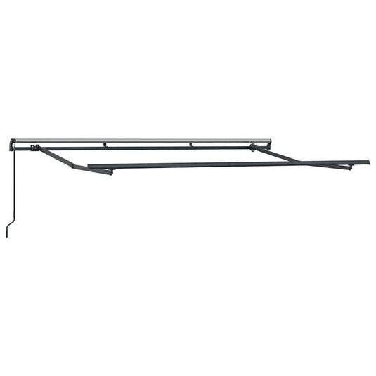 Vidaxl zijde frame antraciet 3,5 x 2 m metaal