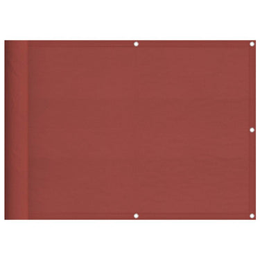 Vidaxl balkonscherm terracotta 75x1000 cm 100% polyester oxford