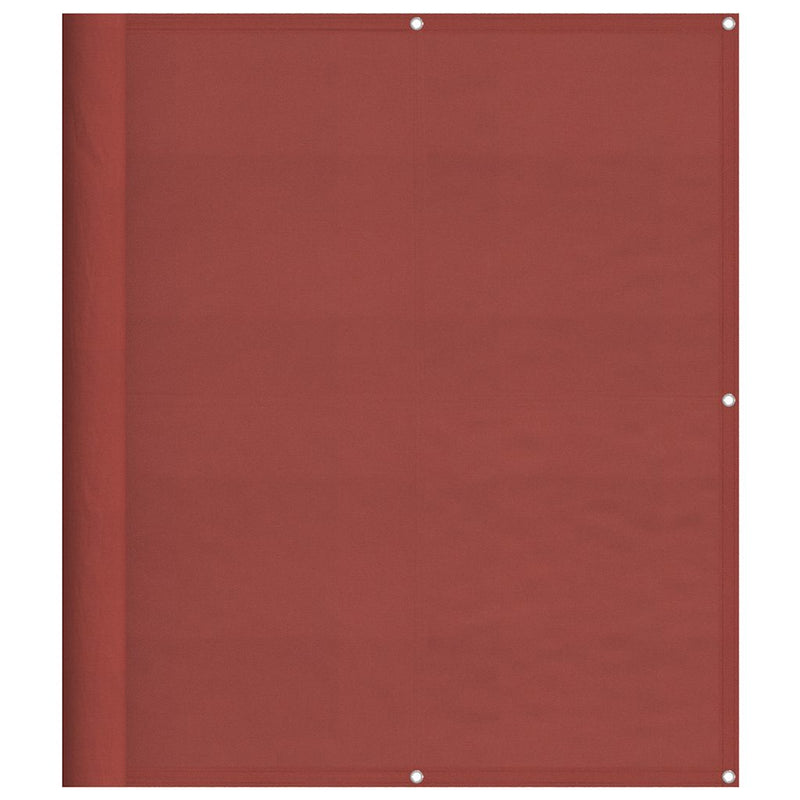 Afbeelding laden in galerijviewer, Vidaxl balkonscherm terracotta 120x1000 cm 100% polyester oxford
