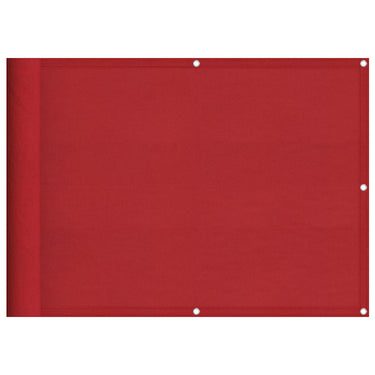 Vidaxl balkonscherm rood 75x700 cm 100% polyester oxford