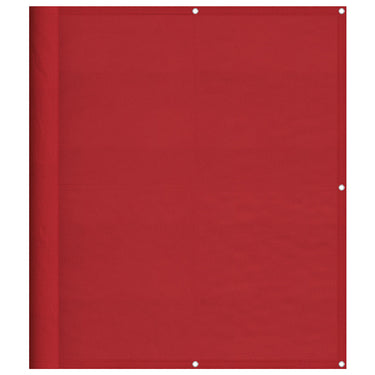 Vidaxl balkonscherm rood 120x700 cm 100% polyester oxford