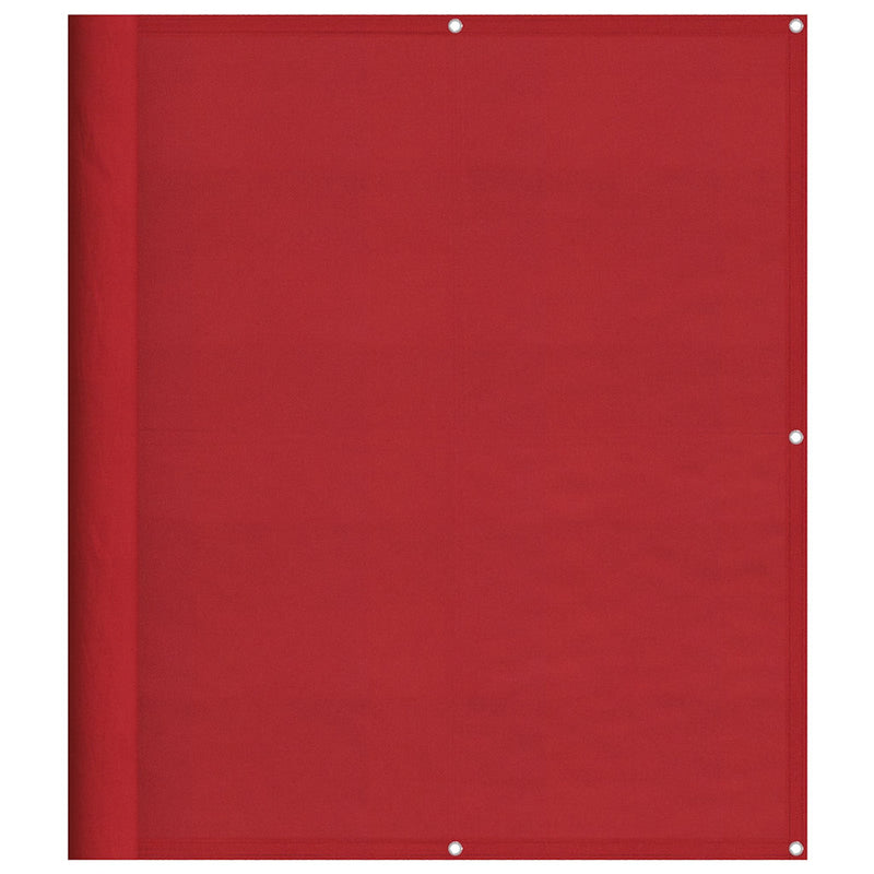 Afbeelding laden in galerijviewer, Vidaxl balkonscherm rood 120x800 cm 100% polyester oxford
