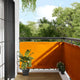 Vidaxl balkonscherm oranje 90x800 cm 100% polyester oxford