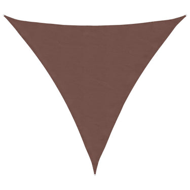 Vidaxl zonneschermdoek bruin 2x2x2 m 100% polyester oxford