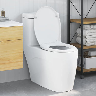 Vidaxl toiletzitting wit 47 x 37 x 4 cm duroplast