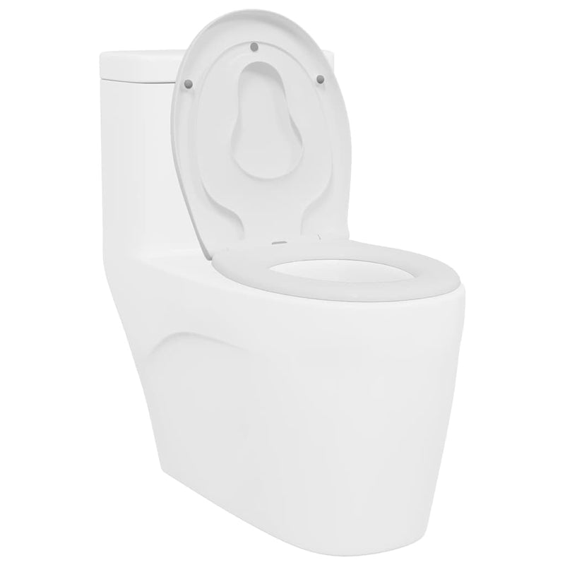 Chargez l'image dans la visionneuse de la galerie, Vidaxl toiletzitting wit 47 x 37 x 4 cm duroplast
