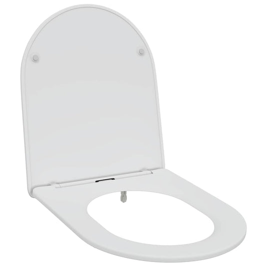 Vidaxl toiletzitting wit 47 x 36 x 3,4 cm duroplast