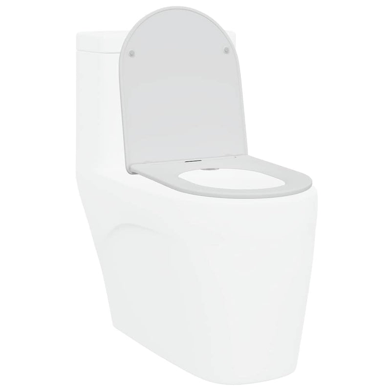 Afbeelding laden in galerijviewer, Vidaxl toiletzitting wit 47 x 36 x 3,4 cm duroplast

