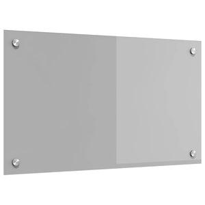 Vidaxl keuken spatscherm lichtgrijs 70 x 40 cm gehard glas