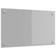 Vidaxl keuken spatscherm lichtgrijs 70 x 40 cm gehard glas