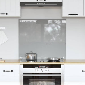 Vidaxl keuken spatscherm lichtgrijs 70 x 60 cm gehard glas