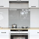 Vidaxl keuken spatscherm lichtgrijs 70 x 60 cm gehard glas