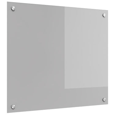 Vidaxl keuken spatscherm lichtgrijs 70 x 60 cm gehard glas