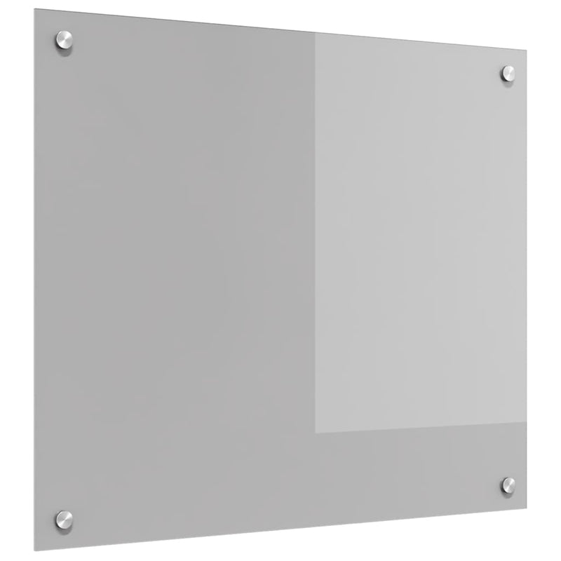 Chargez l'image dans la visionneuse de la galerie, Vidaxl keuken spatscherm lichtgrijs 70 x 60 cm gehard glas

