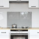 Vidaxl keuken spatscherm lichtgrijs 80 x 50 cm gehard glas