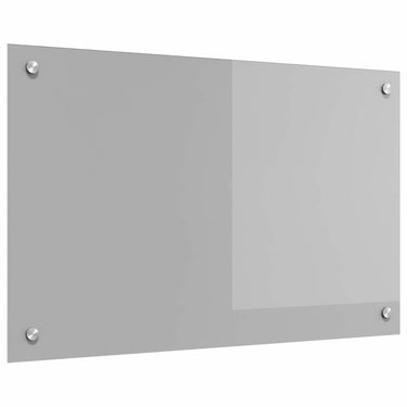 Vidaxl keuken spatscherm lichtgrijs 80 x 50 cm gehard glas