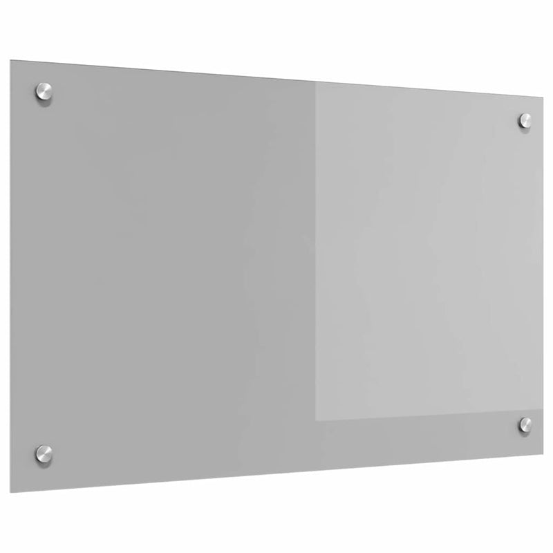 Chargez l'image dans la visionneuse de la galerie, Vidaxl keuken spatscherm lichtgrijs 80 x 50 cm gehard glas
