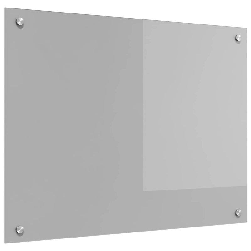 ギャラリービューアに画像をロードする, Vidaxl keuken spatscherm lichtgrijs 80 x 60 cm gehard glas
