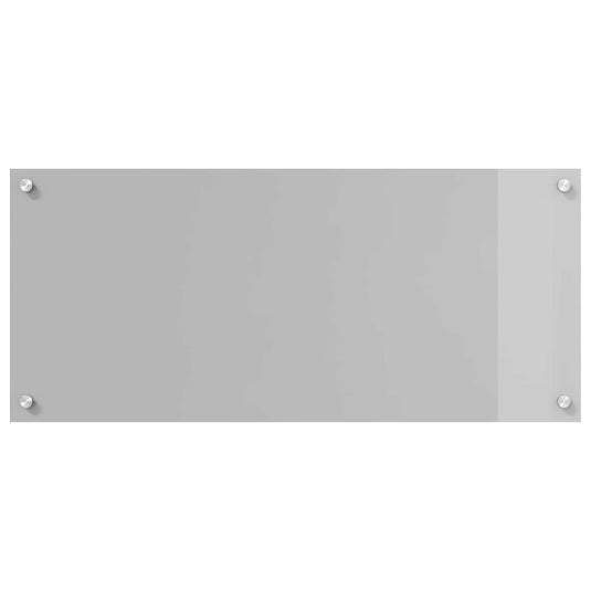 Vidaxl keuken spatscherm lichtgrijs 90 x 40 cm gehard glas