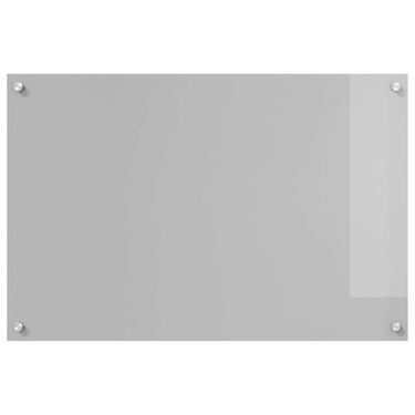 Vidaxl keuken spatscherm lichtgrijs 90 x 60 cm gehard glas