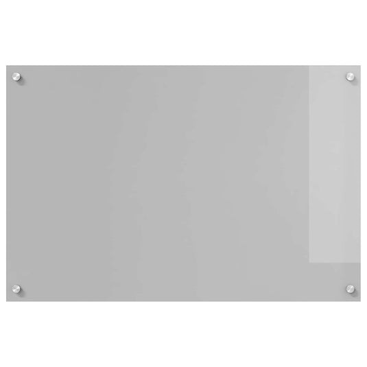 Vidaxl keuken spatscherm lichtgrijs 90 x 60 cm gehard glas
