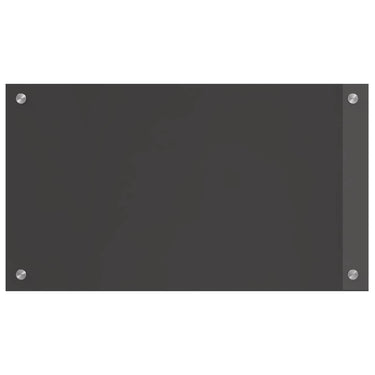 Vidaxl keuken spatscherm donkergrijs 70 x 40 cm gehard glas