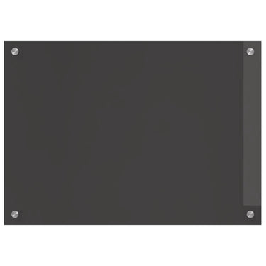 Vidaxl keuken spatscherm donkergrijs 70 x 50 cm gehard glas