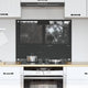 Vidaxl keuken spatscherm donkergrijs 80 x 60 cm gehard glas
