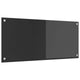 Vidaxl keuken spatscherm donkergrijs 90 x 40 cm gehard glas