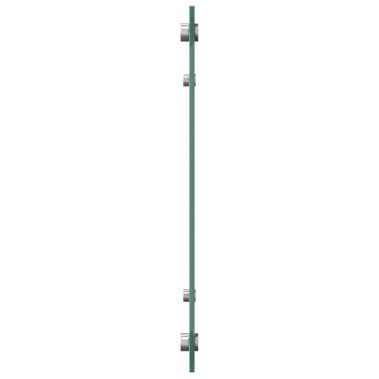 Vidaxl keuken spatscherm donkergrijs 90 x 50 cm gehard glas