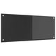 Vidaxl keuken spatscherm donkergrijs 100 x 40 cm gehard glas
