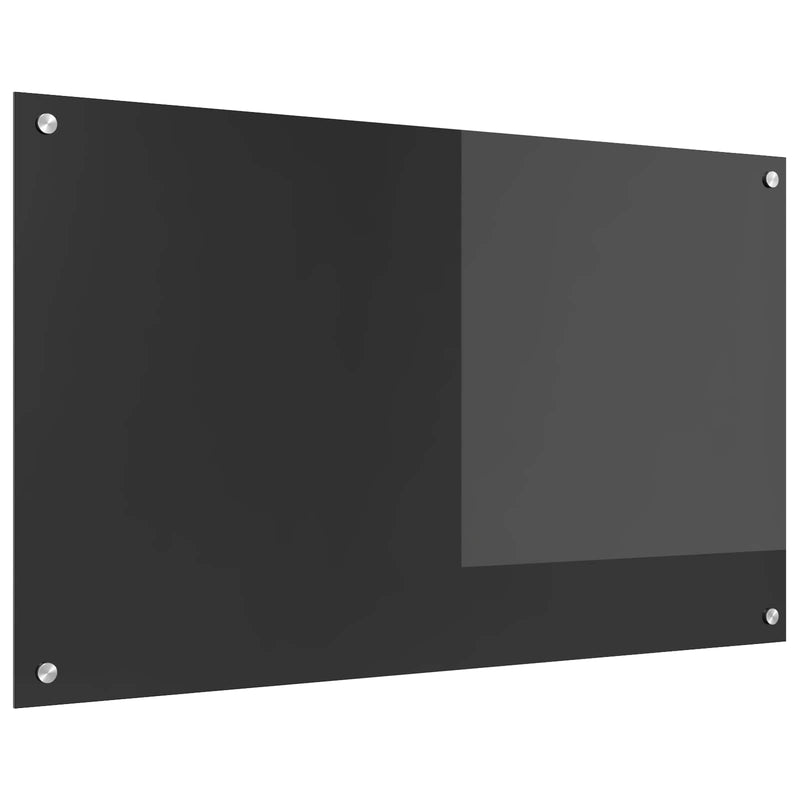 Afbeelding laden in galerijviewer, Vidaxl keuken spatscherm donkergrijs 100 x 60 cm gehard glas
