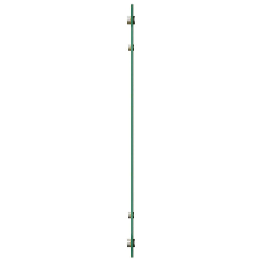 Vidaxl keuken spatscherm geel 80 x 60 cm gehard glas