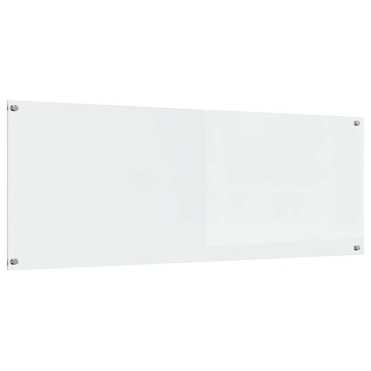 Vidaxl keuken spatscherm doorzichtig 110 x 40 cm gehard glas