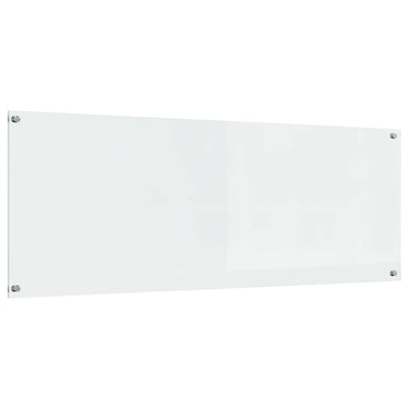Vidaxl keuken spatscherm doorzichtig 110 x 40 cm gehard glas