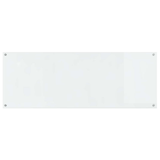 Vidaxl keuken spatscherm doorzichtig 110 x 40 cm gehard glas
