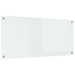 Vidaxl keuken spatscherm doorzichtig 110 x 50 cm gehard glas