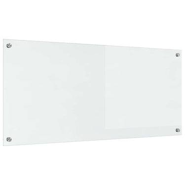 Vidaxl keuken spatscherm doorzichtig 110 x 50 cm gehard glas