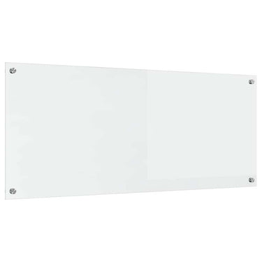 Vidaxl keuken spatscherm doorzichtig 120 x 50 cm gehard glas