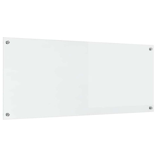 Vidaxl keuken spatscherm doorzichtig 120 x 50 cm gehard glas